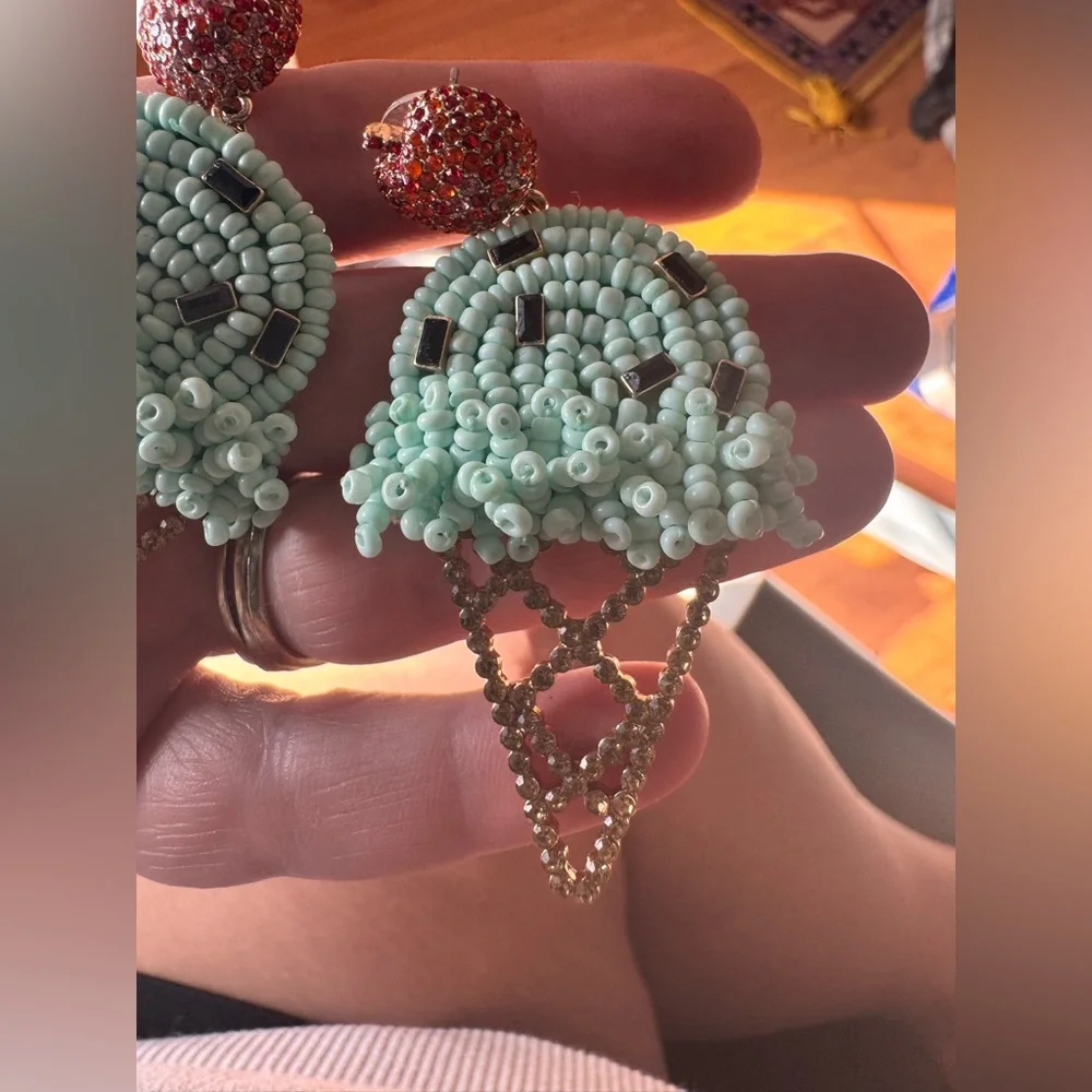 Baublebar ice cream earrings mint green - Picture 3 of 9